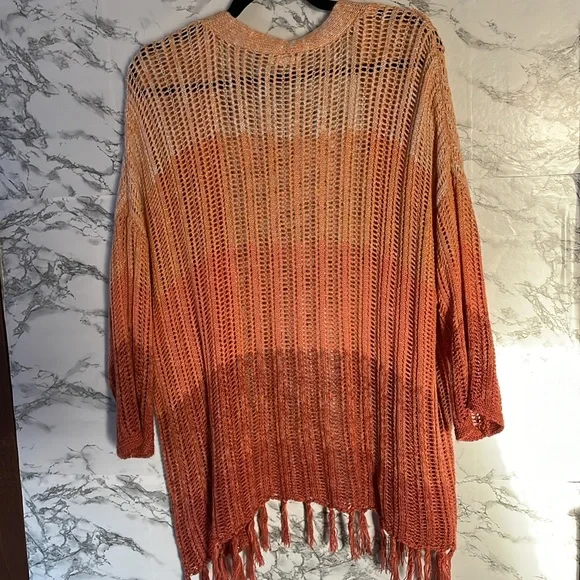 Maurices size xxl coral embroidered duster. - Picture 5 of 5